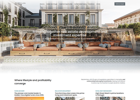 Optylon Krea Website